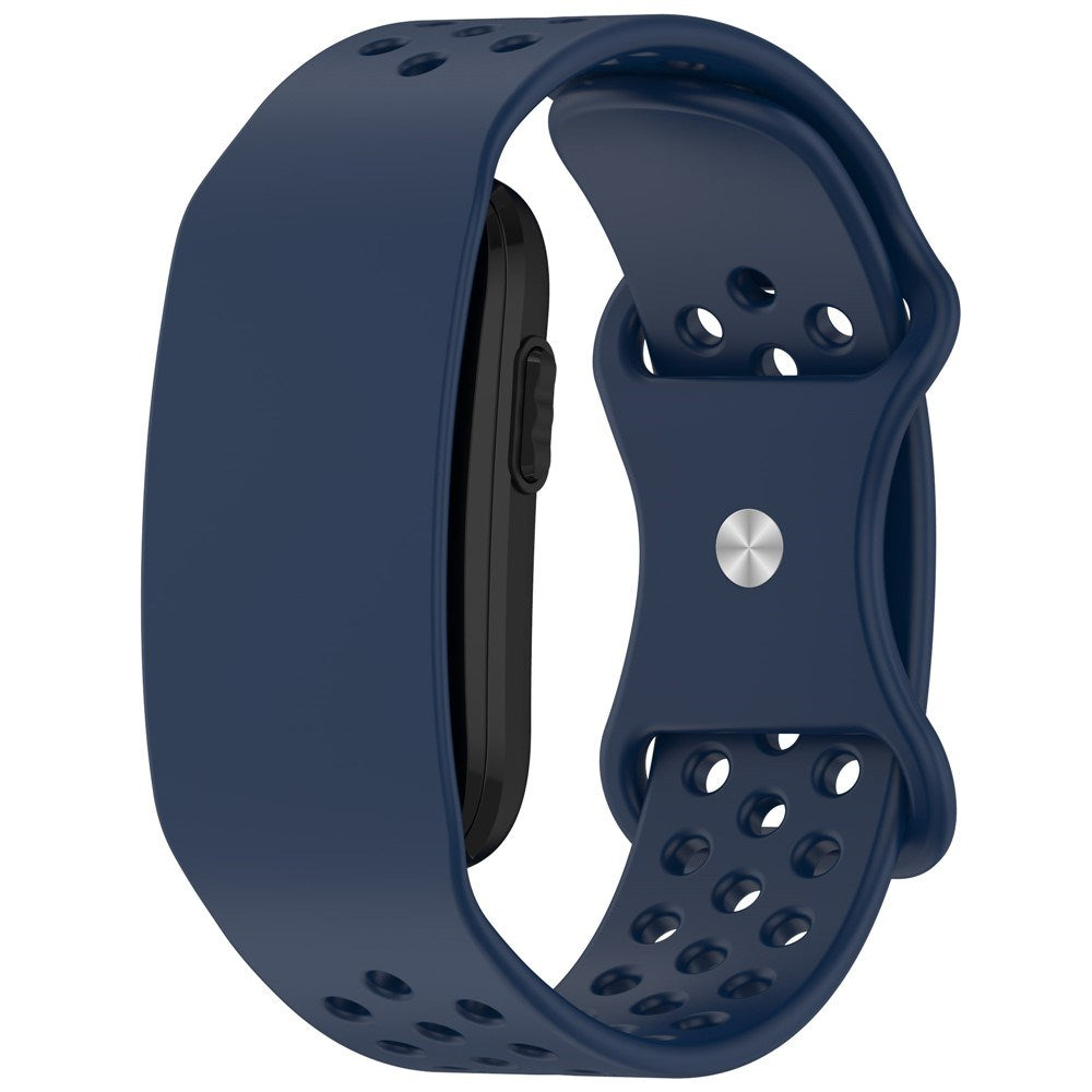 Garmin CIRQA Smart Band EIDERWOOD Silikon Reim m. Ventilasjonshull - Mørkeblå