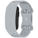 Garmin CIRQA Smart Band EIDERWOOD Silikon Reim m. Ventilasjonshull - Lys Grå