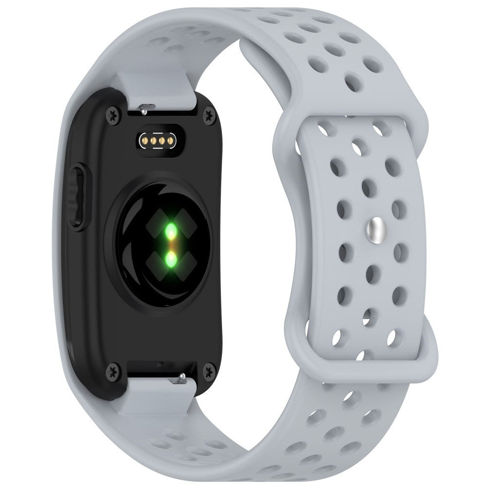 Garmin CIRQA Smart Band EIDERWOOD Silikon Reim m. Ventilasjonshull - Lys Grå