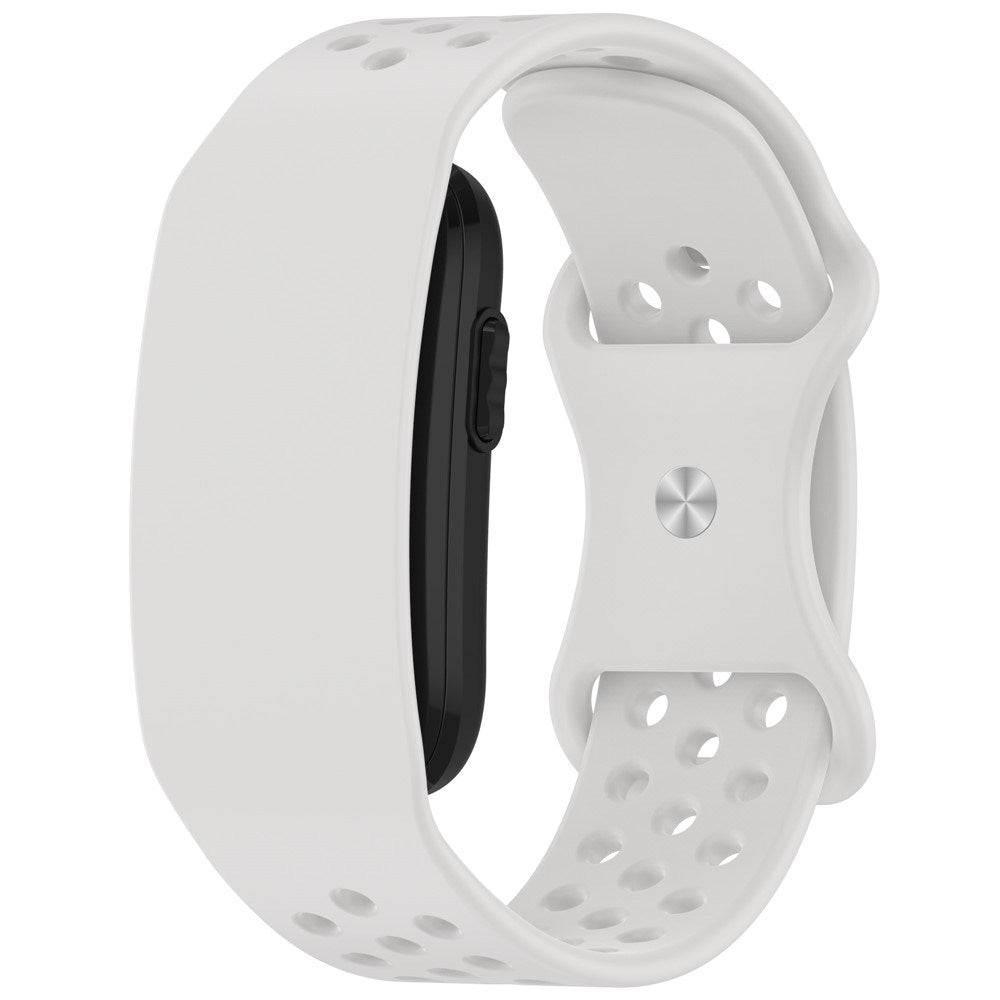 Garmin CIRQA Smart Band EIDERWOOD Silikon Reim m. Ventilasjonshull - Gråhvit