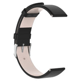 Universell stropp for 20mm Smartwatch - Ekte Skinn - Matt Svart