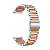 Universell Smartklokke (20mm) Rustfritt Stål Rem - Sølv / Rose Gold