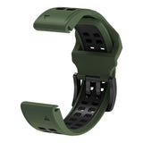 Garmin Universal Silikonstropp med Doble Dull (26mm QuickFit) - Militærgrønn / Svart