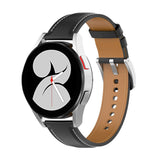 Universal Smartwatch Kunstskinn Reim m. Spenne 20mm - Svart