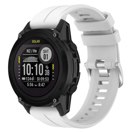 Garmin 22mm silikon sportsstropp - Hvit