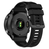 Garmin Stropp 22 mm Silikon Rillet - Svart