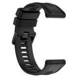 Garmin Stropp 22 mm Silikon Rillet - Svart