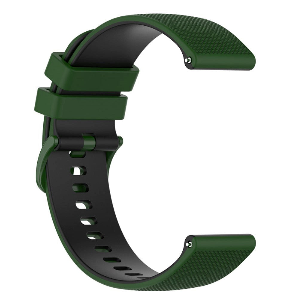 Smartwatch Silikonrem (22 mm) Gitter- Grønn / Svart