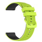 Smartwatch Silikone Rem (22mm) Gitter - Lime Grønn / Svart