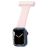 Apple Watch (38/40/SE/41/42mm) Silikon Pleieklokkerem - Rosa