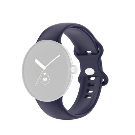 EIDERWOOD Google Pixel Watch 1 / 2 / 3 Silikon Smartwatch Rem - Mørkeblå