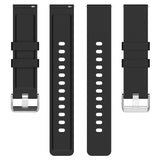 Universal Silikon Smartwatch Rem (20mm) m. Metallspenne - Svart