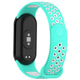 Xiaomi Smart Band 10 / 9 / 8 / NFC Silikon Klokkereim - Turkis / Hvit