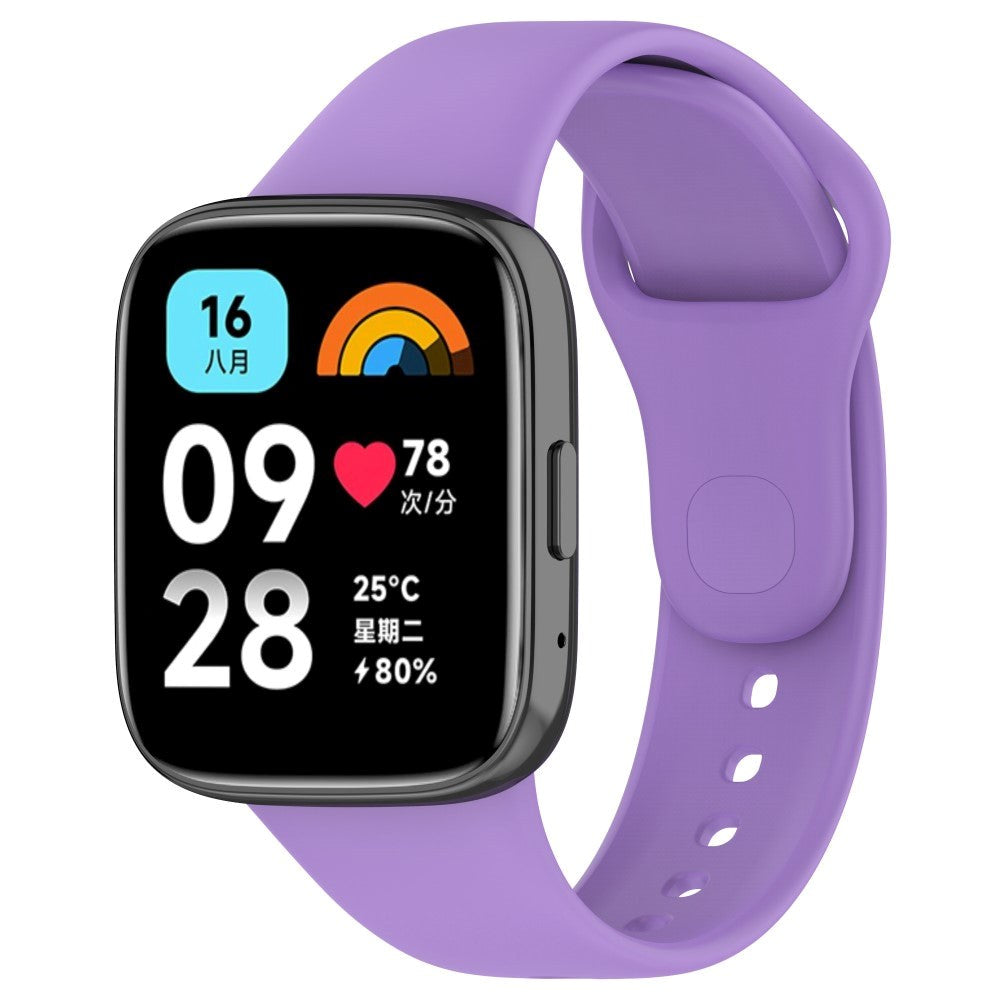 Xiaomi Redmi Watch 3 Active Silikon Smartwatch-Rem - Lilla