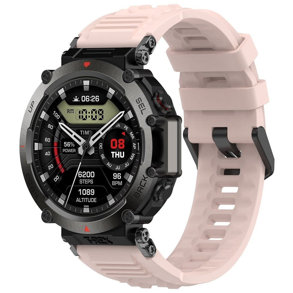 Amazfit T-Rex Ultra Silikone Rem m. Monteringsverktøy – Rosa