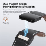 Apple Watch (38/40/SE/41/42 mm) DUX DUCIS Klokkerem i Kunstskinn – Svart