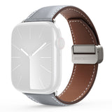 Apple Watch (38/40/SE/41/42 mm) DUX DUCIS Klokkerem i Kunstskinn – Grå
