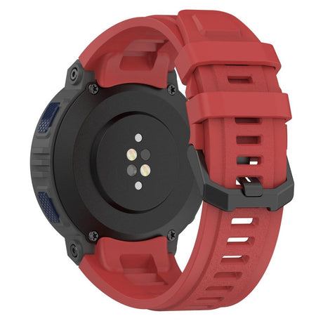 Amazfit Active Edge Silikonstropp inkl. Pin - Rød