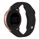 Huawei Watch GT 4 (41mm) / Garmin Venu 3S (18mm) Silikonrem - Svart