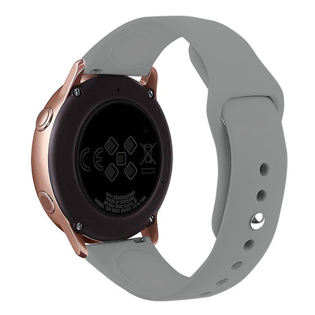 Huawei Watch GT 4 (41mm) / Garmin Venu 3S (18mm) Silikonrem - Grå