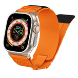 Apple Watch (42/44/SE/45/46/49mm) EIDERWOOD Nylon Klokkereim - Oransje