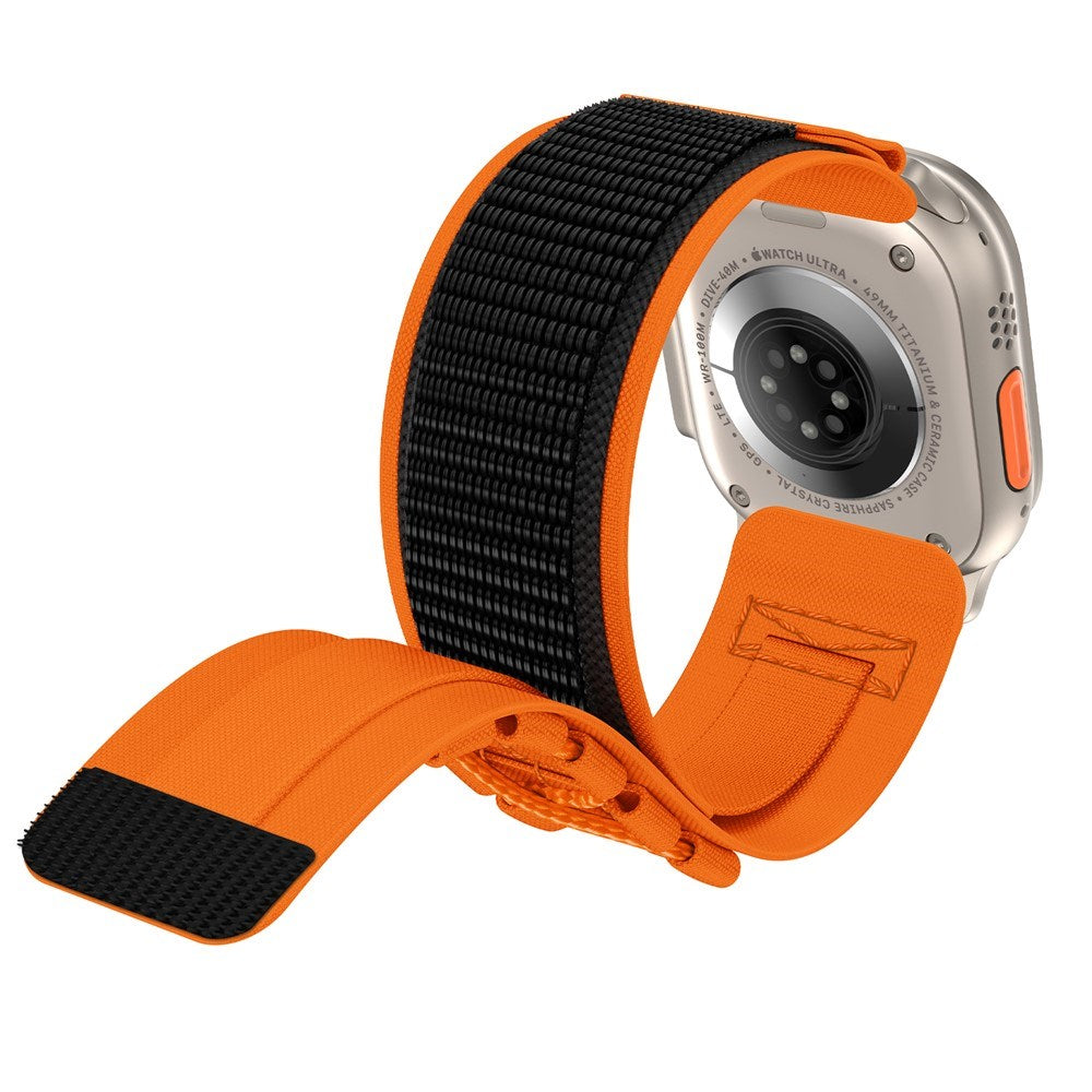 Apple Watch (42/44/SE/45/46/49mm) EIDERWOOD Nylon Klokkereim - Oransje