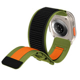Apple Watch (42/44/SE/45/46/49mm) EIDERWOOD Nylon Klokkereim - Grønn