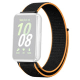 Samsung Galaxy Fit3 Nylon Borrelåss Reim - Svart / Gul