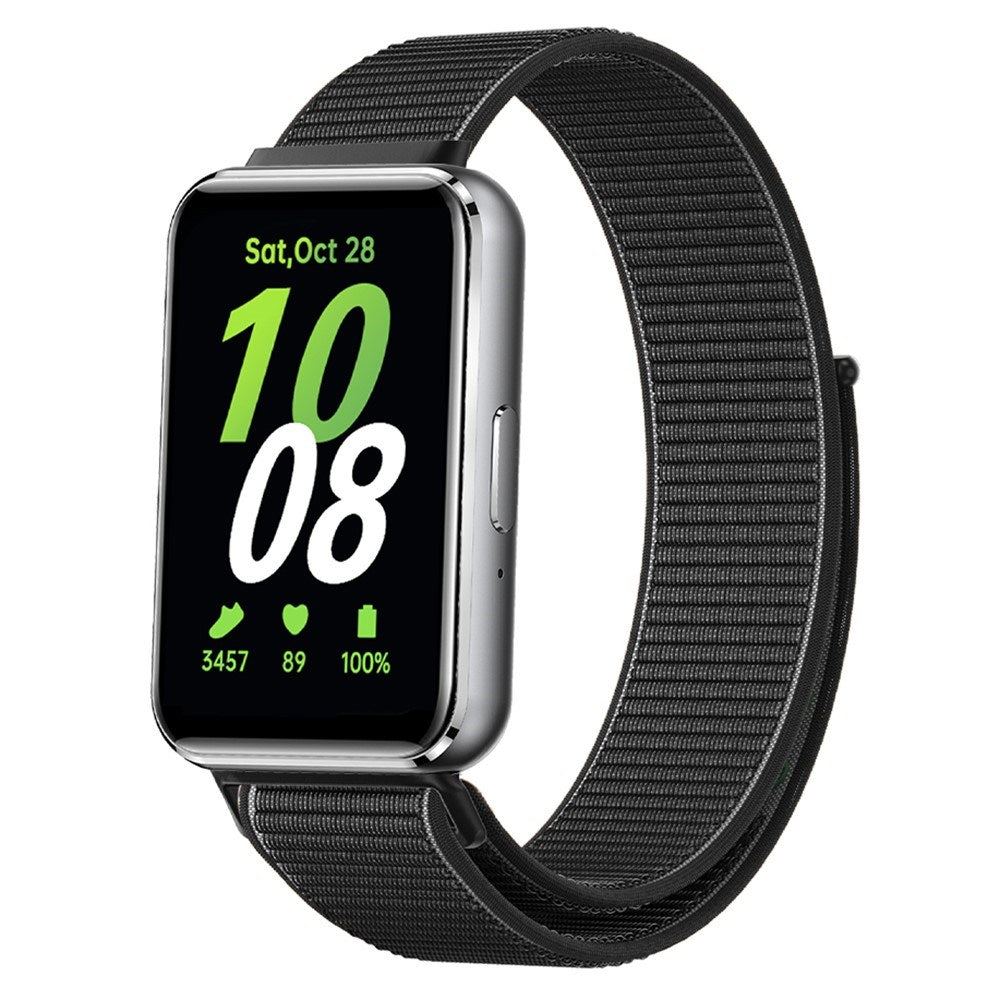 Samsung Galaxy Fit3 Nylon Borrelåss Reim - Svart