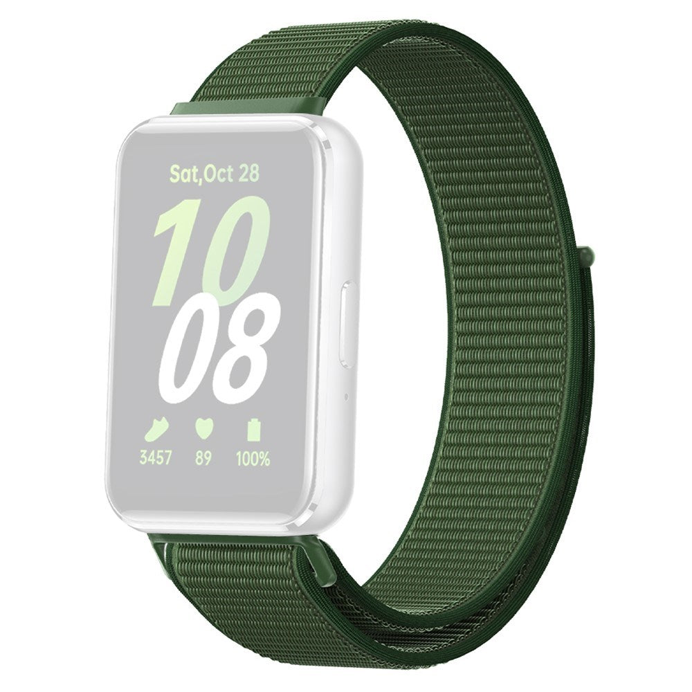 Samsung Galaxy Fit3 Nylon Borrelåss Reim - Grønn