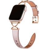 Apple Watch (38/40/SE/41/42mm) Nøytral kunstskinnrem - Rosa