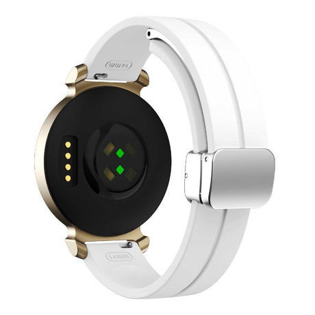 Garmin Lily 2 EIDERWOOD Magnetisk Silikonreim - Hvit