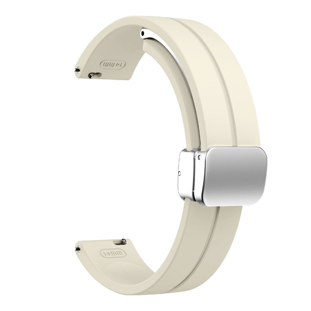 Garmin Lily 2 EIDERWOOD Magnetisk Silikonreim - Beige