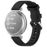 EIDERWOOD Garmin Lily 2 Silikonrem med Metallspenne - Svart