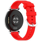 EIDERWOOD Garmin Lily 2 Silikonrem med Metallspenne - Rød
