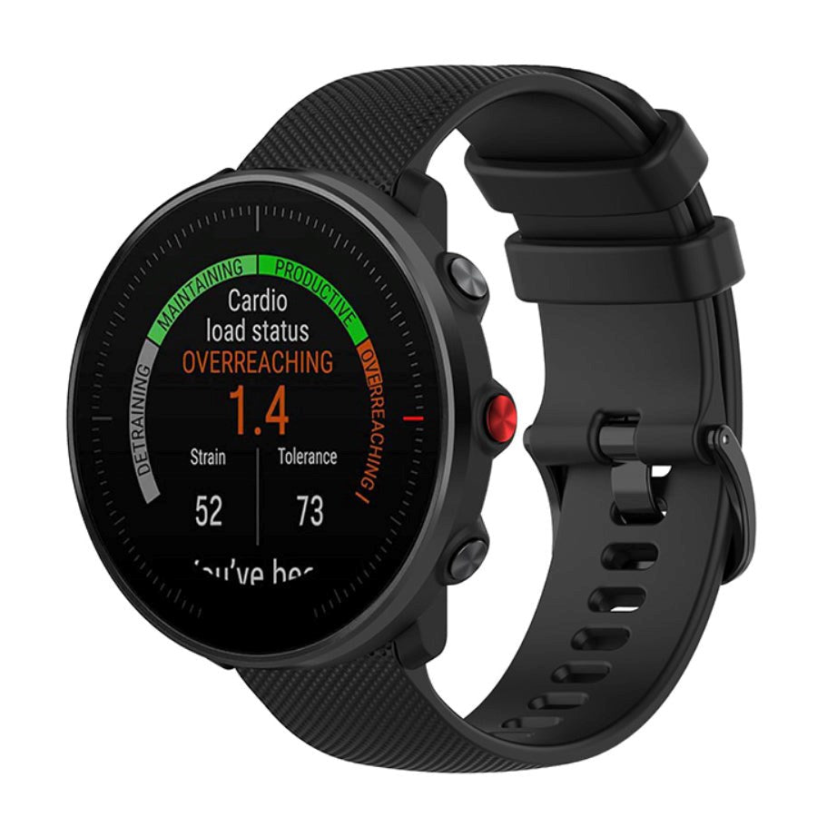 Smartwatch Silikon Reim (22mm) Prikkete - Svart