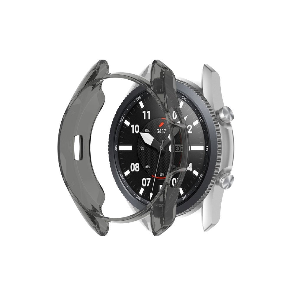 Samsung Galaxy Watch 3 41mm Fleksibelt Plastdeksel - Sort