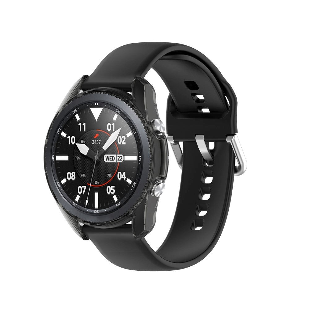 Samsung Galaxy Watch 3 41mm Fleksibelt Plastdeksel - Sort