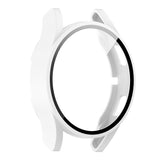 Samsung Galaxy Watch 4 (40mm) / FE (40mm) Deksel i Hardplast med Innebygd Skjermbeskyttelse - Hvit