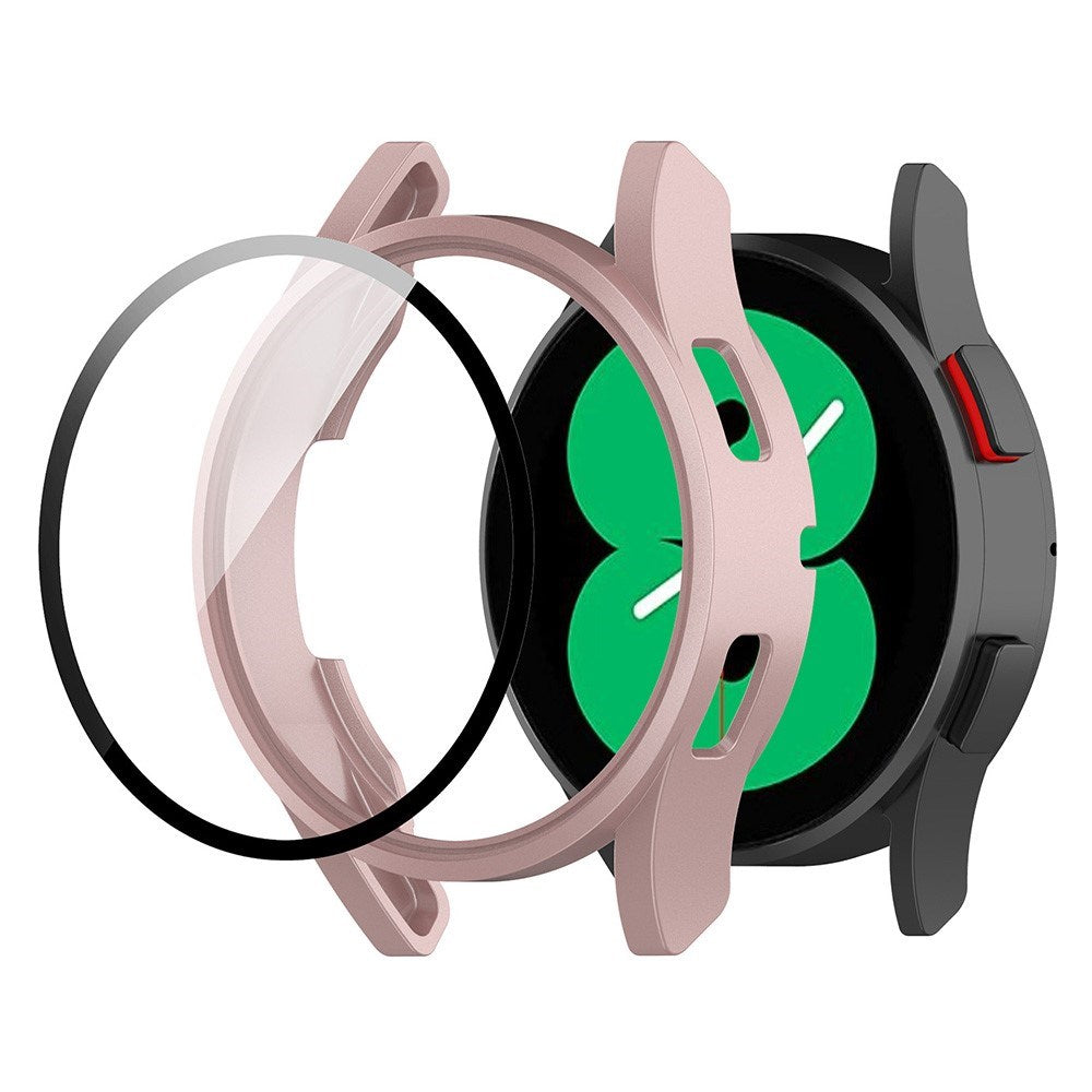 Samsung Galaxy Watch 4 (40mm) / FE (40mm) Deksel i Hardplast med Innebygd Skjermbeskyttelse - Rosa