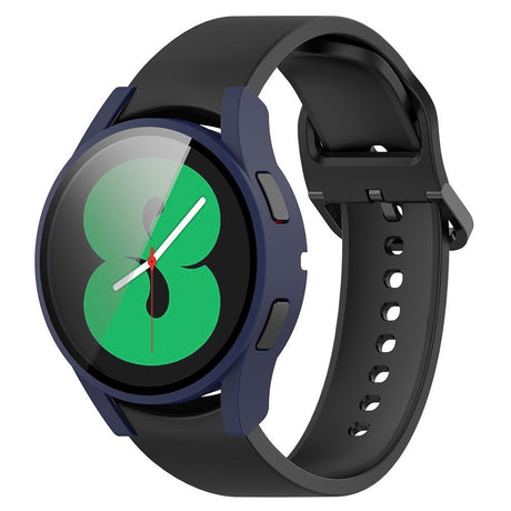 Samsung Galaxy Watch 4 (40mm) / FE (40mm) Deksel i Hardplast med Innebygd Skjermbeskyttelse - Blå