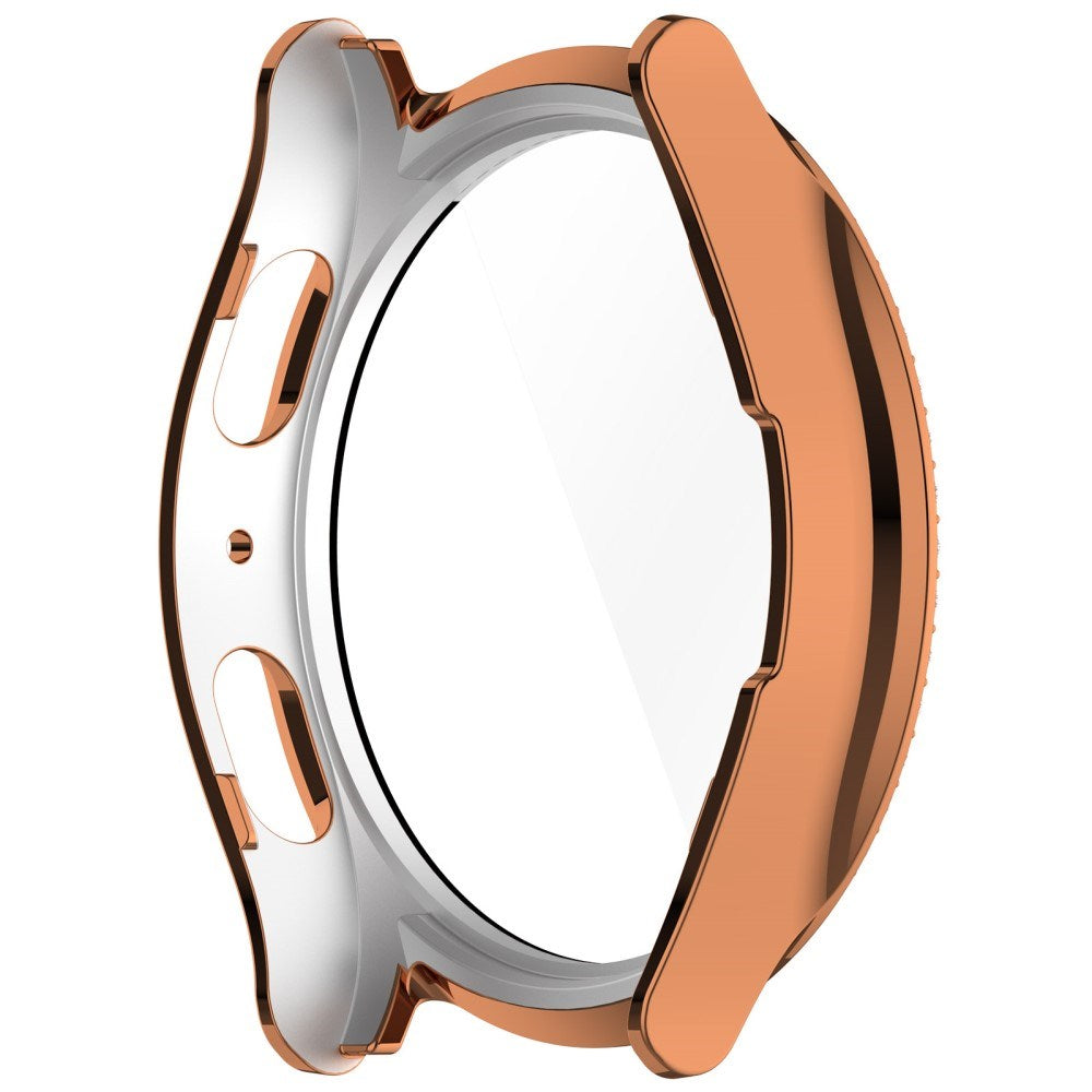 Samsung Galaxy Watch 7 (40mm) Deksel i Hardplast med Innebygd Skjermbeskytter - Bronse & Rhinsten