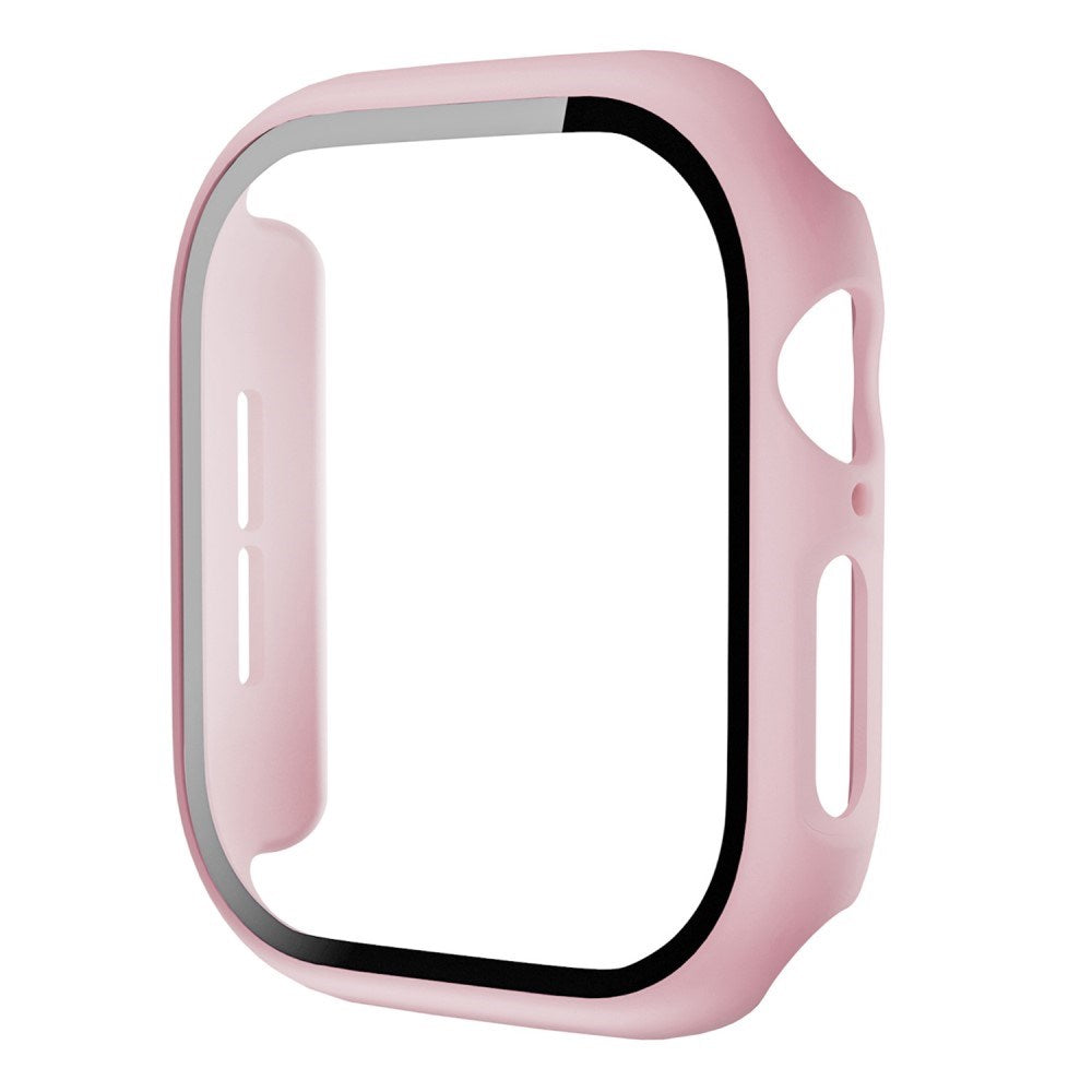 Apple Watch 10 (46mm) Hard Plast Deksel med Innebygd Skjermbeskytter - Rosa