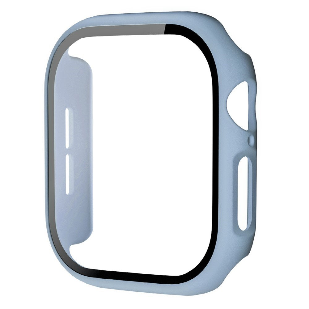 Apple Watch 10 (42mm) Hard Plast Deksel med Innebygd Skjermbeskytter - Lyseblå