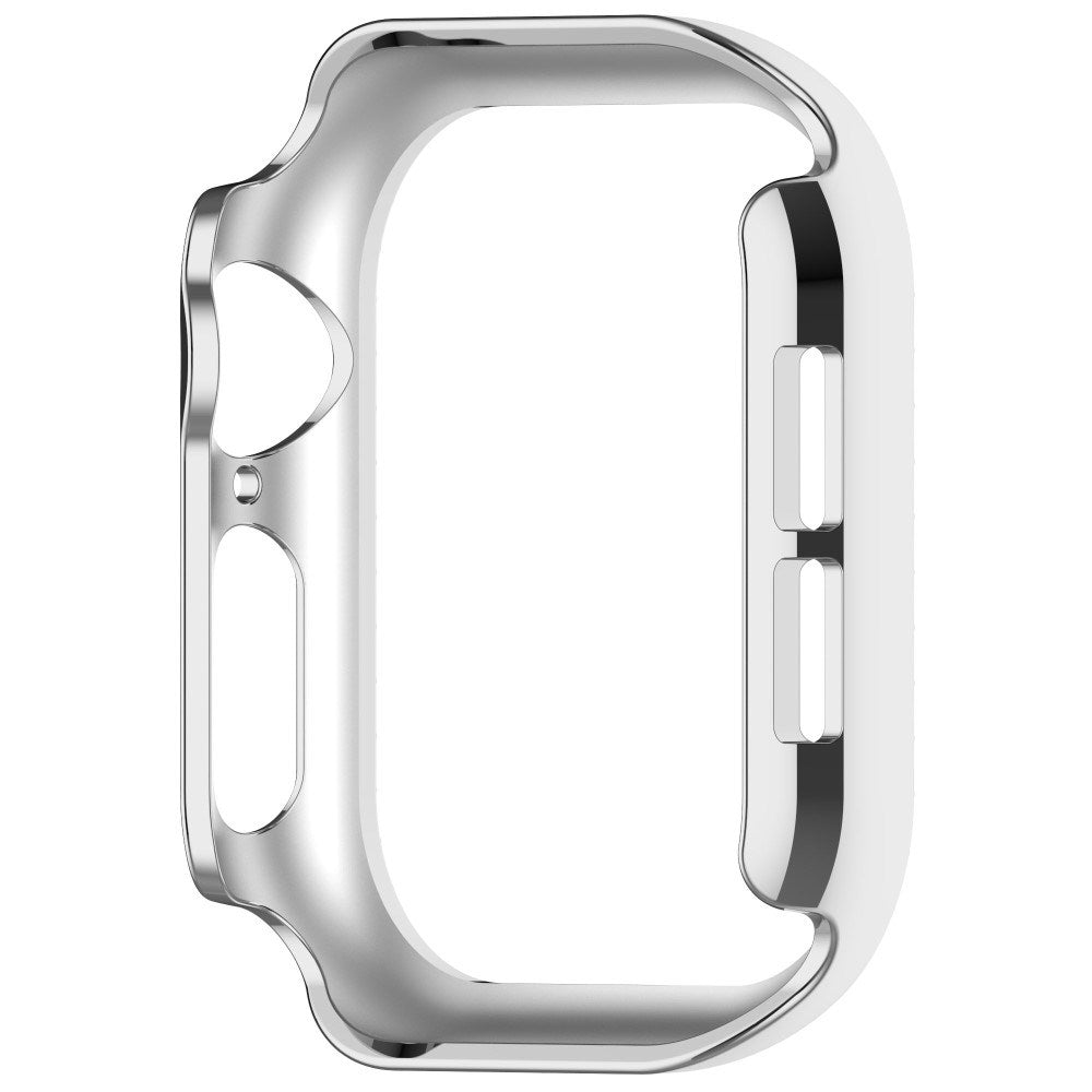 Apple Watch 10 (42mm) Hard Plast Deksel - Sølv / Rhinsten