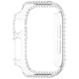 Apple Watch 10 (42mm) Hard Plast Deksel - Gjennomsiktig / Rhinsten