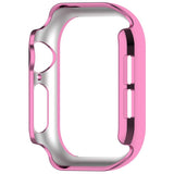 Apple Watch 10 (46 mm) Hard Plast Deksel - Pink / Rhinsten