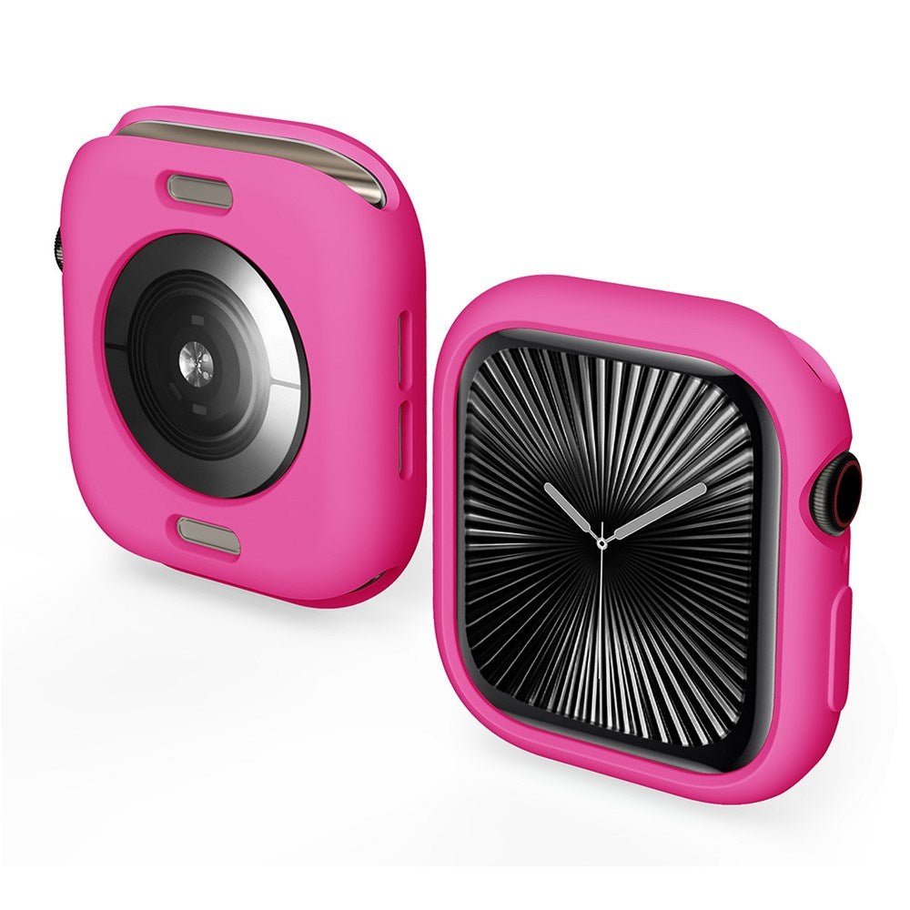 Apple Watch 11 / 10 (46mm) Fleksibelt Plast Deksel - Pink