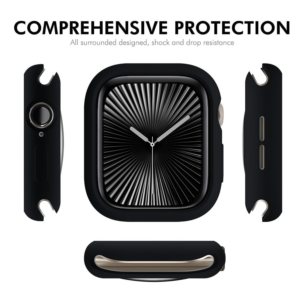 Apple Watch 11 / 10 (46mm) Fleksibelt Plast Deksel - Grå