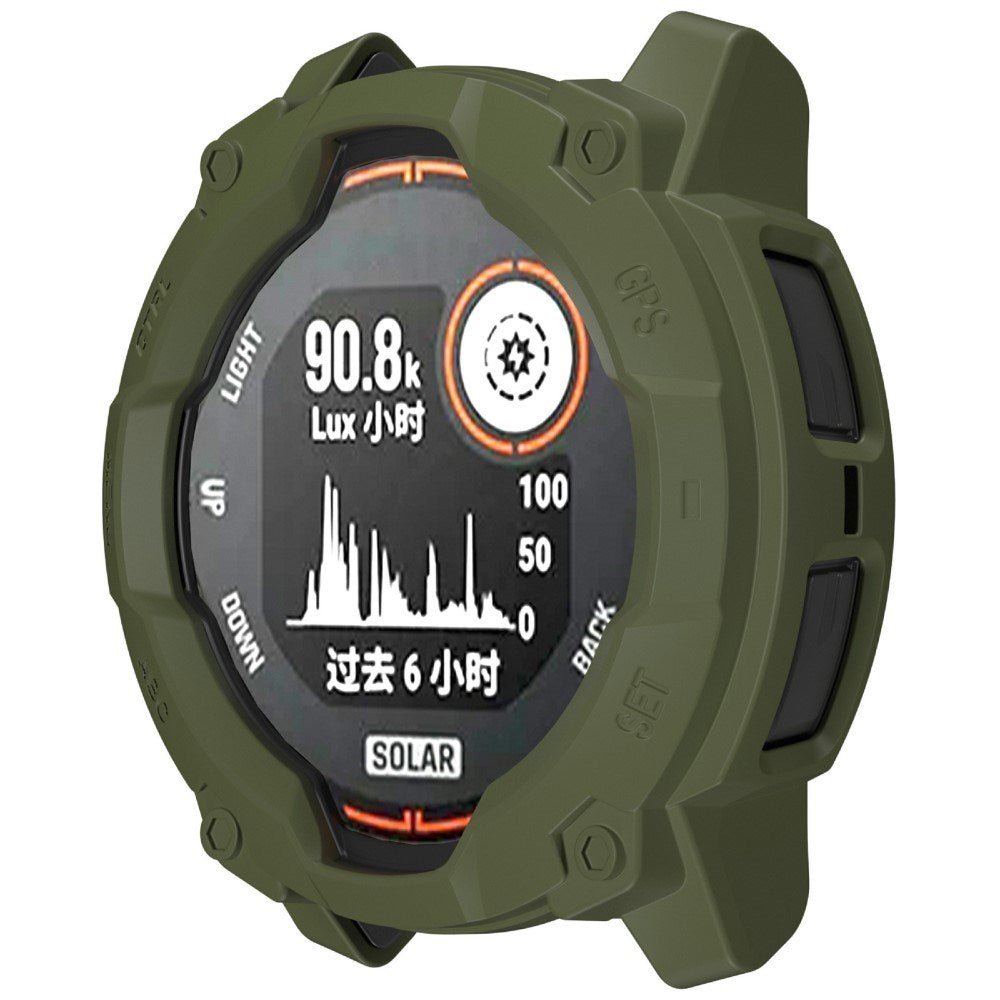 Garmin Instinct 3 Solar (45mm) Rugged Plast Deksel - Grønn